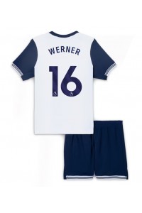 Fotbalové Dres Tottenham Hotspur Timo Werner #16 Dětské Domácí Oblečení 2024-25 Krátký Rukáv (+ trenýrky)